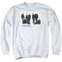 NCIS/WHITE ROOM - ADULT CREWNECK SWEATSHIRT - WHITE