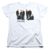 NCIS/WHITE ROOM - S/S WOMENS TEE - WHITE