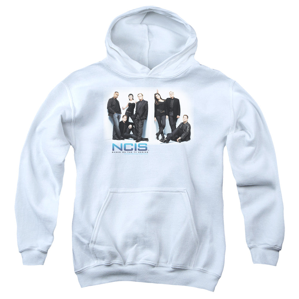 NCIS/WHITE ROOM - YOUTH PULLOVER HOODIE - WHITE