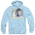 STAR TREK/SPOCK OUT - ADULT PULLOVER HOODIE - LIGHT BLUE