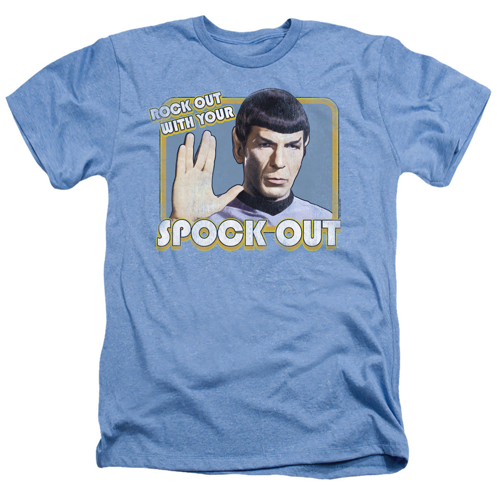 STAR TREK/SPOCK OUT - ADULT HEATHER - LIGHT BLUE