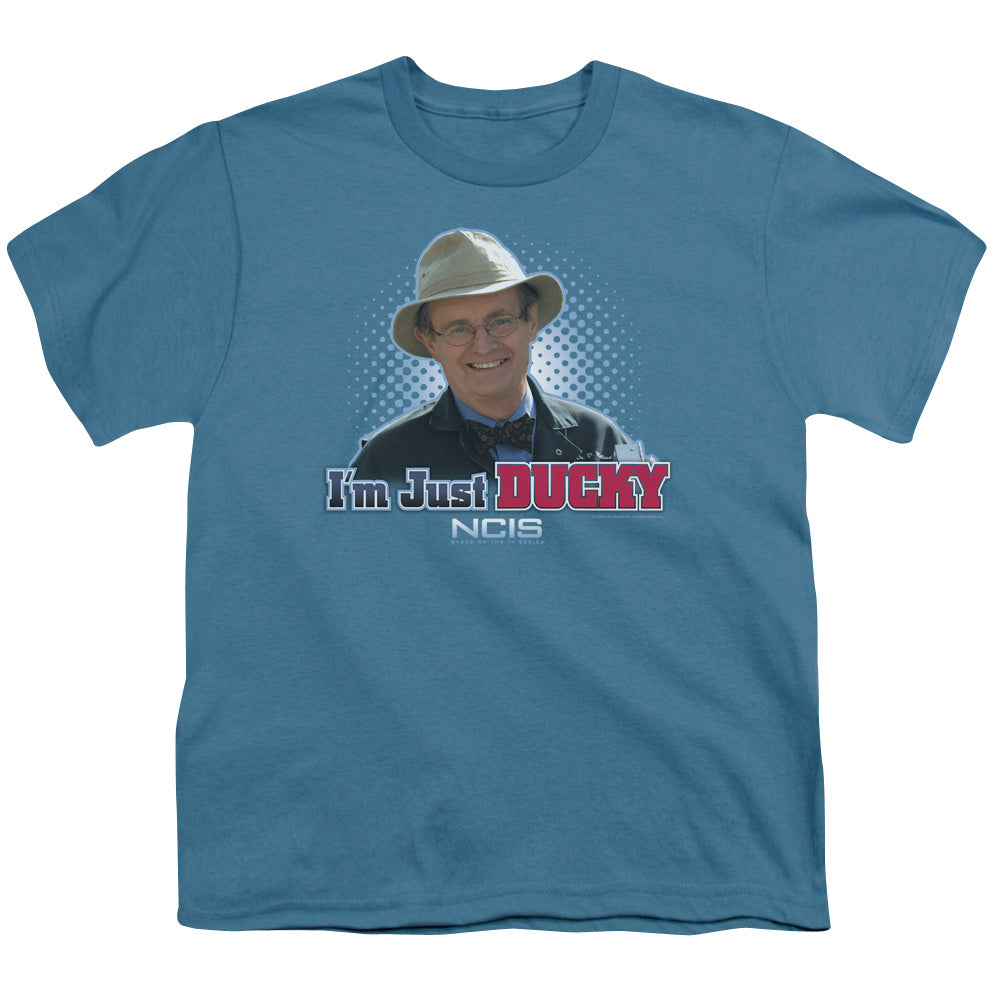 NCIS/JUST DUCKY - S/S YOUTH 18/1 - SLATE
