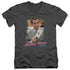 NCIS/LADIES MAN - S/S ADULT V-NECK 30/1 - CHARCOAL