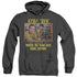 STAR TREK/EPISODE 2 - ADULT HEATHER HOODIE - BLACK