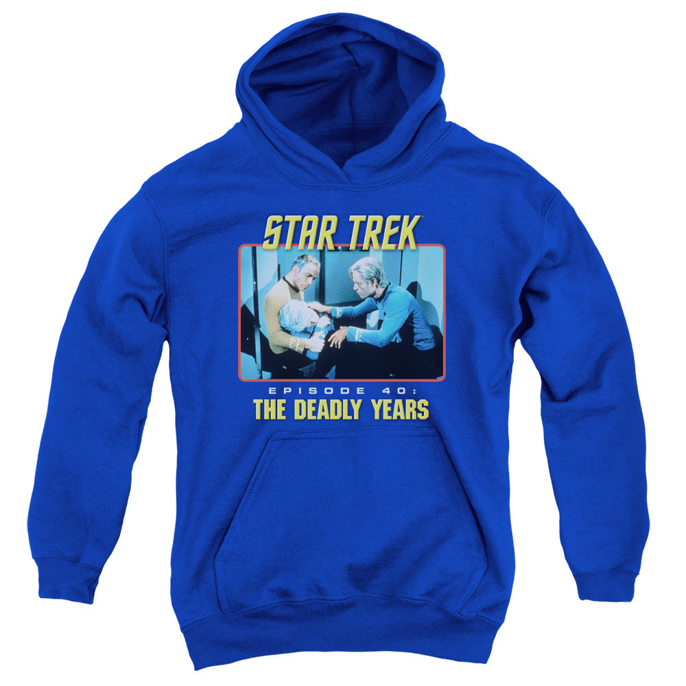 ST ORIGINAL/EPISODE 40 - YOUTH PULLOVER HOODIE - ROYAL BLUE