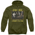 ST ORIGINAL/EPISODE 45 - ADULT PULLOVER HOODIE - MILITARY GREEN