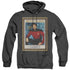 STAR TREK/EMPLOYEE OF MONTH - ADULT HEATHER HOODIE - BLACK