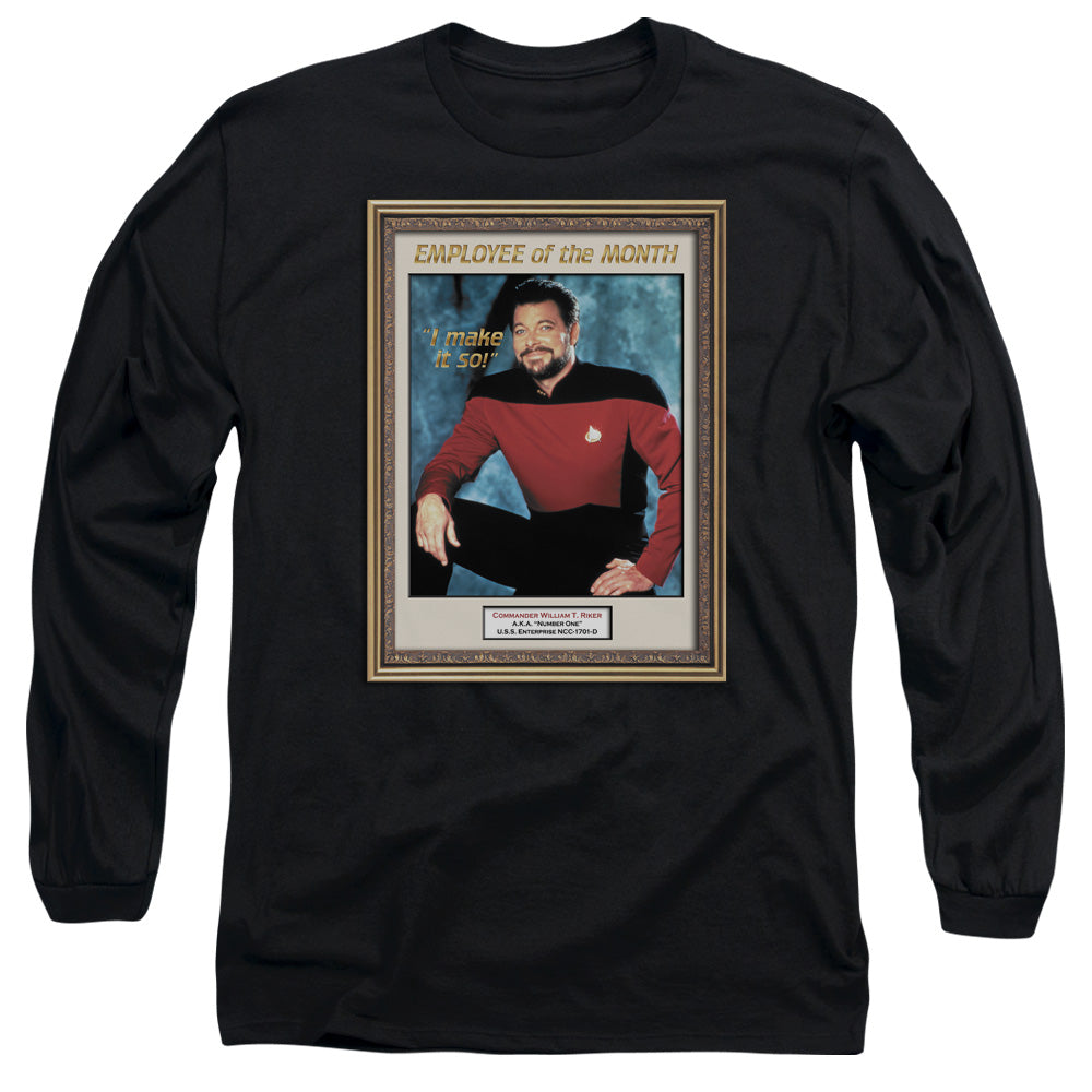STAR TREK/EMPLOYEE OF MONTH - L/S ADULT 18/1 - BLACK