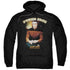 STAR TREK/POKER FACE - ADULT PULLOVER HOODIE - BLACK