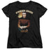 STAR TREK/POKER FACE - S/S WOMENS TEE - BLACK