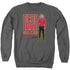 STAR TREK/DEAD MAN WALKING - ADULT CREWNECK SWEATSHIRT - CHARCOAL