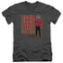 STAR TREK/DEAD MAN WALKING - S/S ADULT V-NECK 30/1 - CHARCOAL
