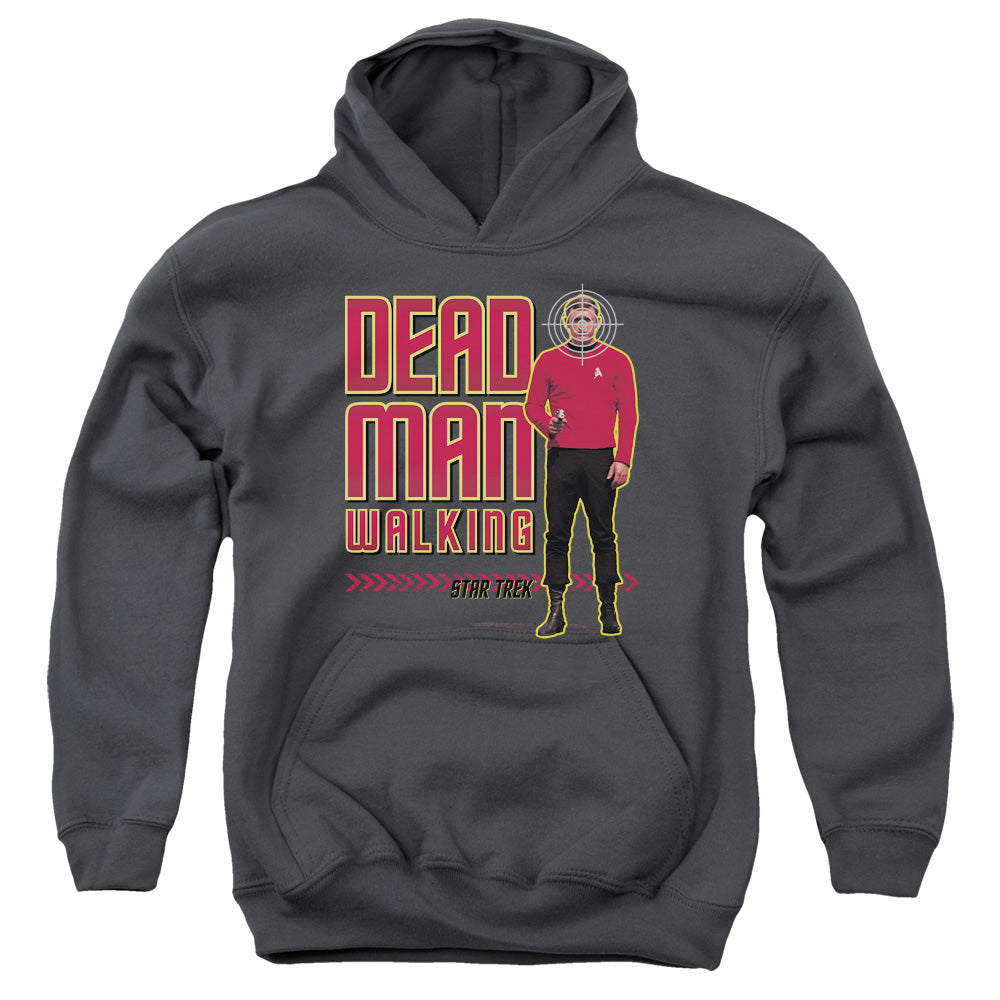 STAR TREK/DEAD MAN WALKING - YOUTH PULLOVER HOODIE - CHARCOAL