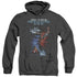 STAR TREK/SEARCH FOR SPOCK(MOVIE) - ADULT HEATHER HOODIE - BLACK