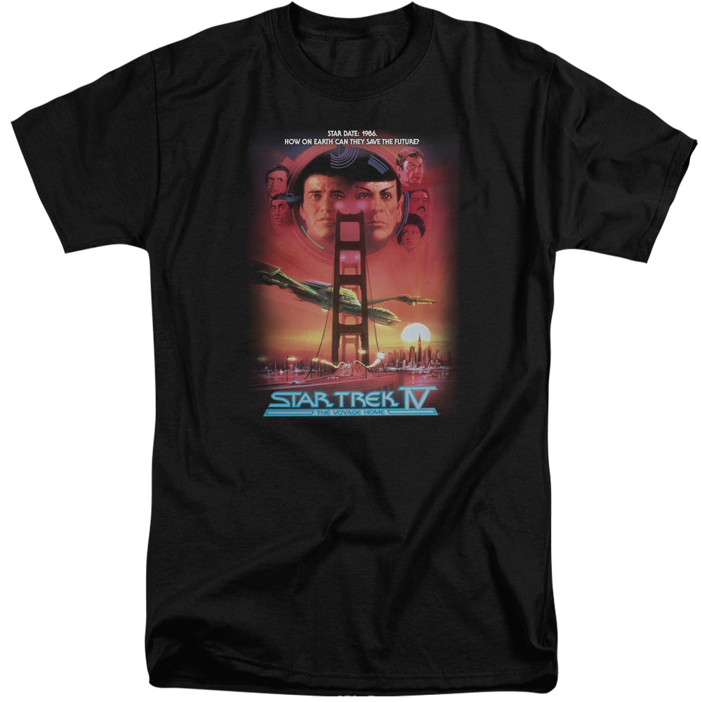 STAR TREK/THE VOYAGE HOME(MOVIE) - S/S ADULT TALL 18/1 - BLACK