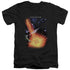 STAR TREK/UNDISCOVERED CNTRY(MOVIE) - S/S ADULT V-NECK 30/1 - BLACK