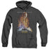 STAR TREK/FIRST CONTACT(MOVIE) - ADULT HEATHER HOODIE - BLACK