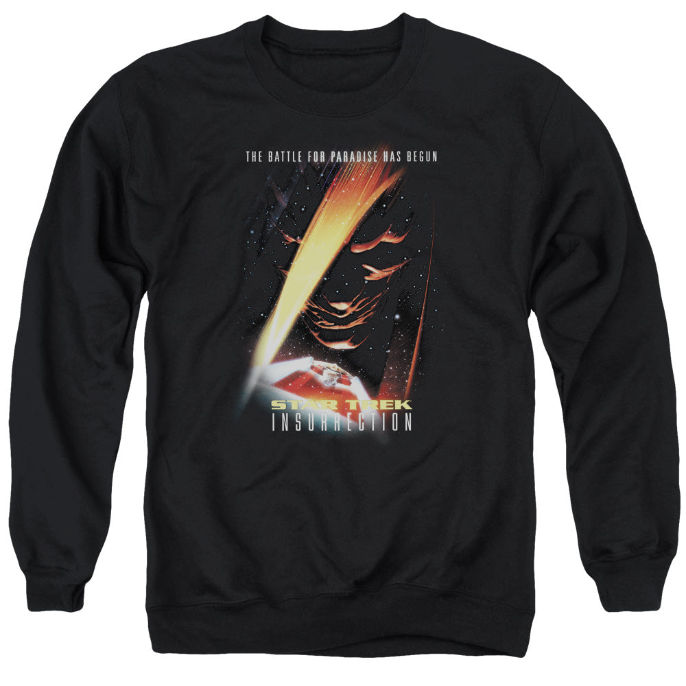 STAR TREK/INSURRECTION(MOVIE) - ADULT CREWNECK SWEATSHIRT - BLACK