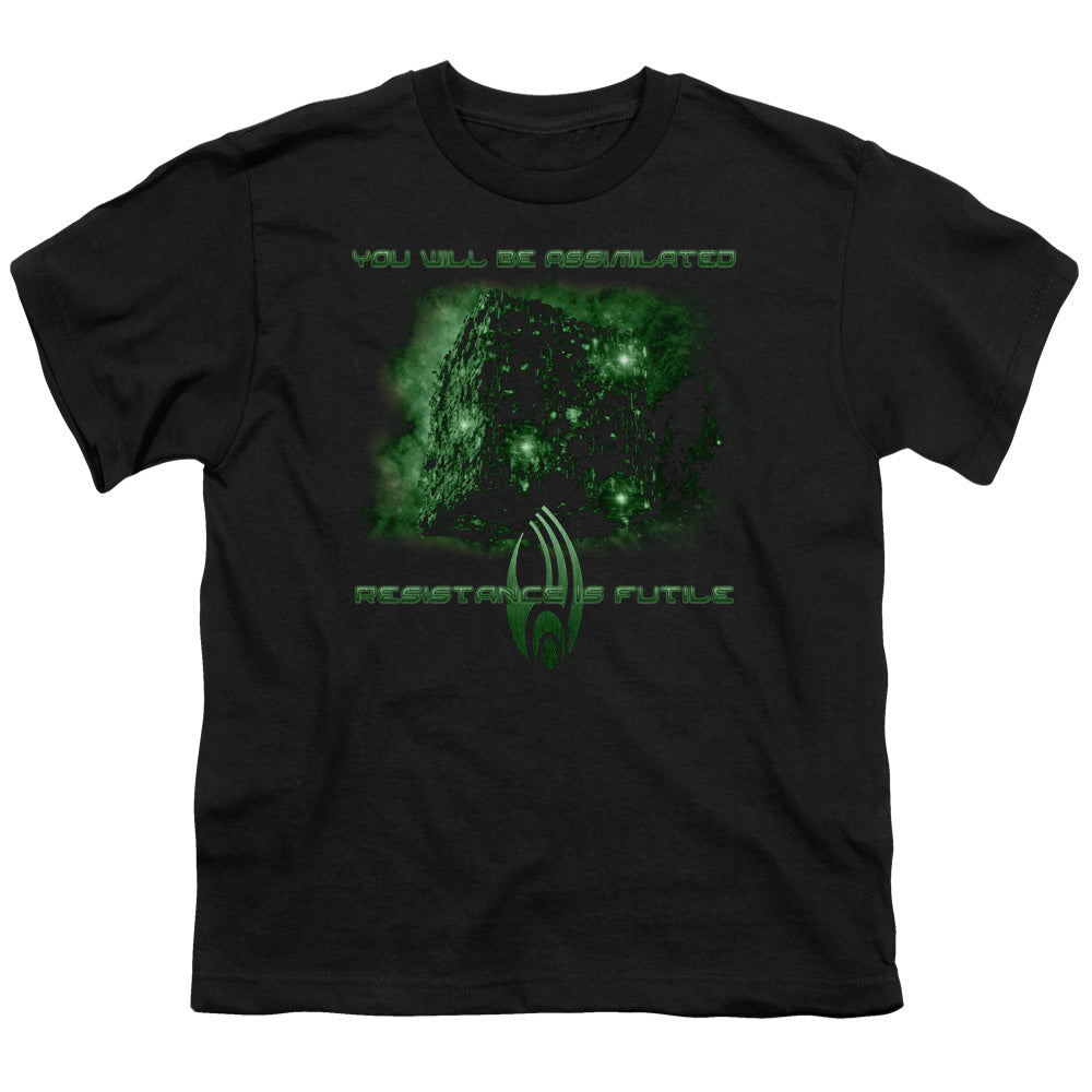 STAR TREK/ASSIMILATE - S/S YOUTH 18/1 - BLACK