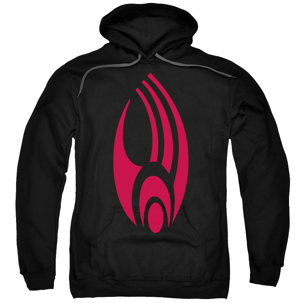 STAR TREK/BORG LOGO - ADULT PULLOVER HOODIE - BLACK