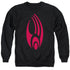 STAR TREK/BORG LOGO - ADULT CREWNECK SWEATSHIRT - BLACK