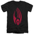 STAR TREK/BORG LOGO - S/S ADULT V-NECK 30/1 - BLACK
