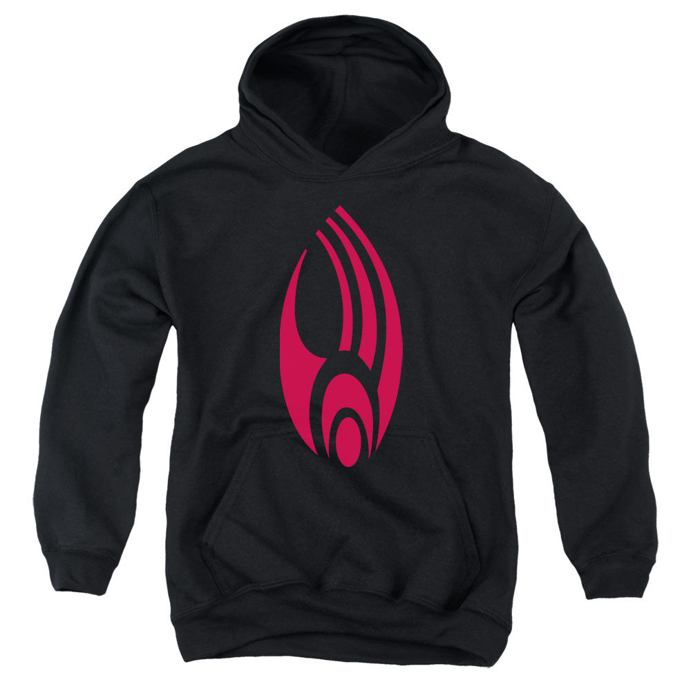 STAR TREK/BORG LOGO - YOUTH PULLOVER HOODIE - BLACK