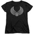 STAR TREK/ROMULAN LOGO - S/S WOMENS TEE - BLACK