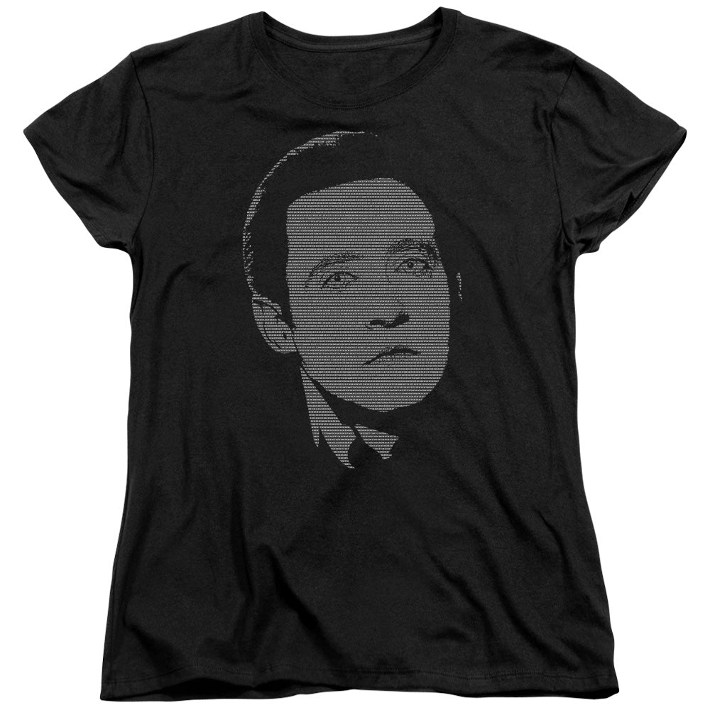 STAR TREK/DATAS DATA - S/S WOMENS TEE - BLACK