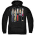 STAR TREK/THE CAPTAINS - ADULT PULLOVER HOODIE - BLACK