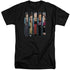 STAR TREK/THE CAPTAINS - S/S ADULT TALL 18/1 - BLACK