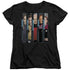 STAR TREK/THE CAPTAINS - S/S WOMENS TEE - BLACK