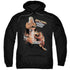 STAR TREK/WRATH OF KHAN(MOVIE) - ADULT PULLOVER HOODIE - BLACK
