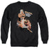 STAR TREK/WRATH OF KHAN(MOVIE) - ADULT CREWNECK SWEATSHIRT - BLACK