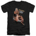 STAR TREK/WRATH OF KHAN(MOVIE) - S/S ADULT V-NECK 30/1 - BLACK