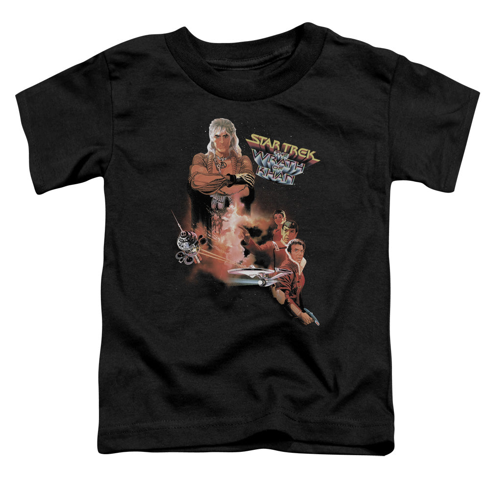 STAR TREK/WRATH OF KHAN(MOVIE) - S/S TODDLER TEE - BLACK