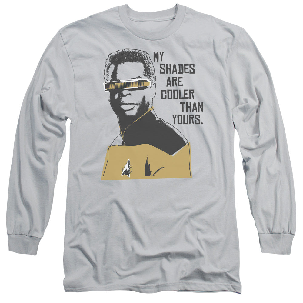 STAR TREK/COOLER SHADES - L/S ADULT 18/1 - SILVER