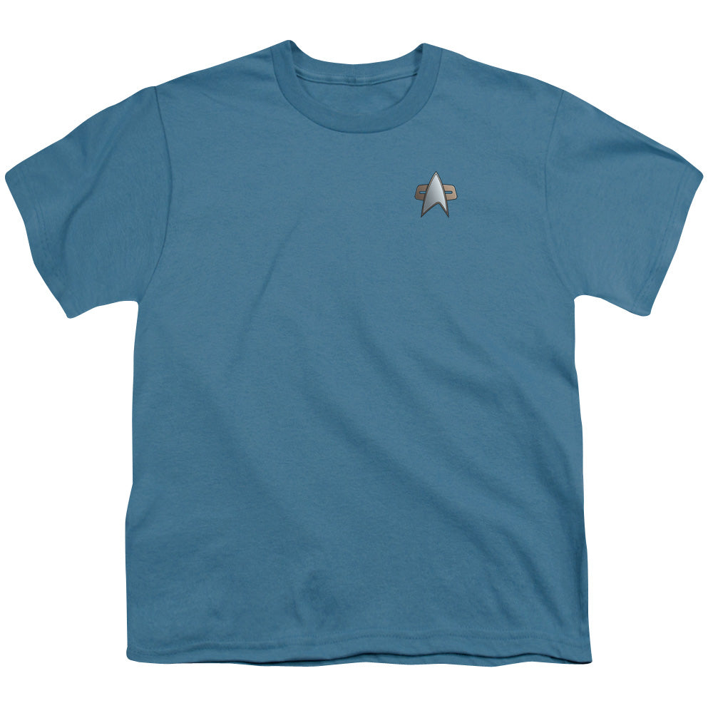 STAR TREK/DS9 SCIENCE EMBLEM - S/S YOUTH 18/1 - SLATE