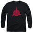 STAR TREK/KLINGON LOGO - L/S ADULT 18/1 - BLACK