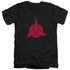 STAR TREK/KLINGON LOGO - S/S ADULT V-NECK 30/1 - BLACK