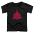 STAR TREK/KLINGON LOGO - S/S TODDLER TEE - BLACK