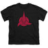 STAR TREK/KLINGON LOGO - S/S YOUTH 18/1 - BLACK