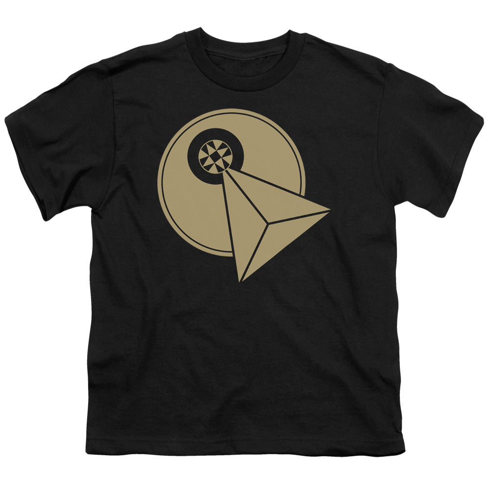 STAR TREK/VULCAN LOGO - S/S YOUTH 18/1 - BLACK