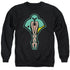 STAR TREK/CARDASSIAN LOGO - ADULT CREWNECK SWEATSHIRT - BLACK