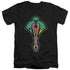 STAR TREK/CARDASSIAN LOGO - S/S ADULT V-NECK 30/1 - BLACK