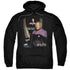 STAR TREK/CAPTAIN SISKO - ADULT PULLOVER HOODIE - BLACK