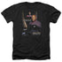 STAR TREK/CAPTAIN SISKO - ADULT HEATHER - BLACK