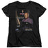 STAR TREK/CAPTAIN SISKO - S/S WOMENS TEE - BLACK