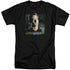 STAR TREK/DATA - S/S ADULT TALL 18/1 - BLACK