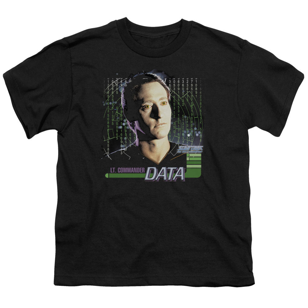 STAR TREK/DATA - S/S YOUTH 18/1 - BLACK